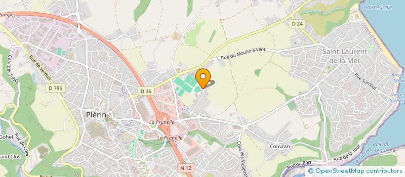 localisation de l'entreprise PLERIN EXPRESS  PLERIN