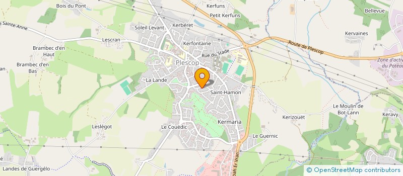 localisation de l'entreprise PLESCOP AUTOUR DU MONDE  PLESCOP