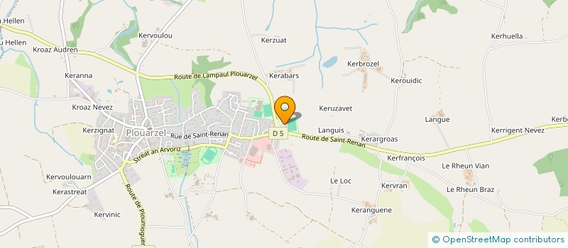 localisation de l'entreprise PLESSARD  PLOUARZEL