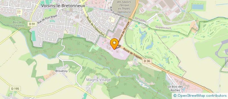 localisation de l'entreprise PLESSENTIEL  MAGNY-LES-HAMEAUX