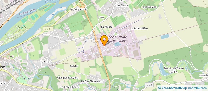 localisation de l'entreprise PLESSIS  AMBOISE