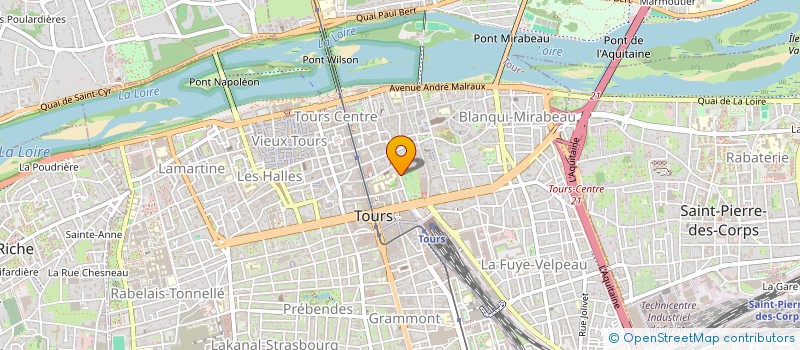 localisation de l'entreprise PLESSIS  TOURS