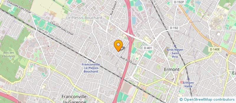 localisation de l'entreprise PLESSIS BOUCHARD FOOTBALL CLUB  LE PLESSIS-BOUCHARD