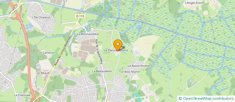 localisation de l'entreprise PLESSIS CARREE  HAUTE-GOULAINE