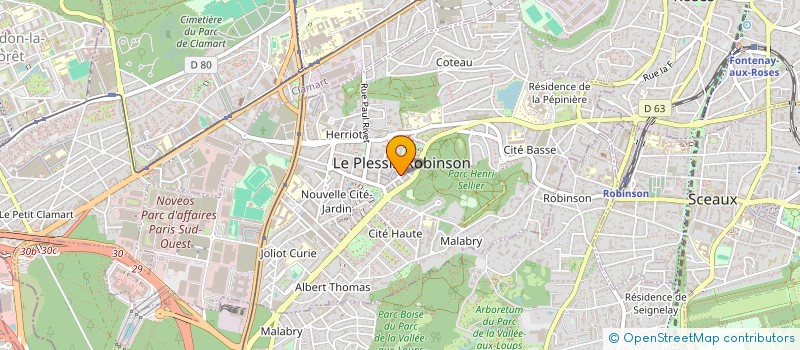 localisation de l'entreprise PLESSIS MURS à LE PLESSIS-ROBINSON