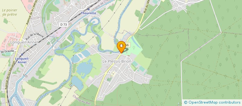 localisation de l'entreprise PLESSIS PATCHWORK  LE PLESSIS-BRION