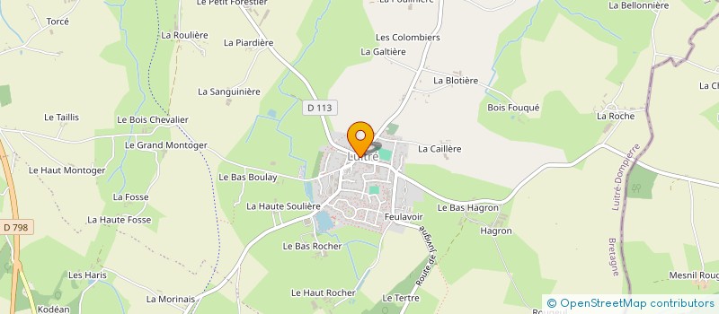 localisation de l'entreprise PLESSIS SARL  LUITRE-DOMPIERRE