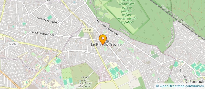 localisation de l'entreprise PLESSISVERT à LE PLESSIS-TREVISE