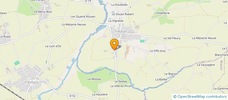 localisation de l'entreprise PLESSIX BRUNO  TREDIAS