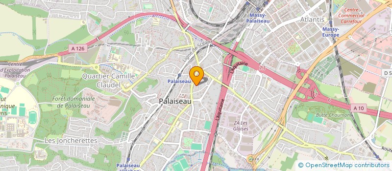 localisation de l'entreprise PLESU  PALAISEAU