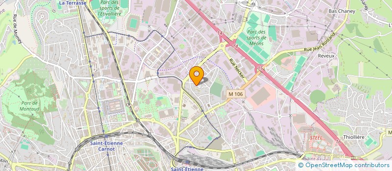 localisation de l'entreprise PLETHORE DIFFUSION à SAINT-ETIENNE