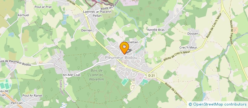 localisation de l'entreprise PLEUMEUR BODOU HANDBALL  PLEUMEUR-BODOU