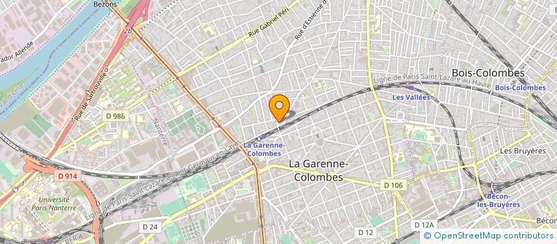 localisation de l'entreprise PLEURS D'ENFANTS à COLOMBES