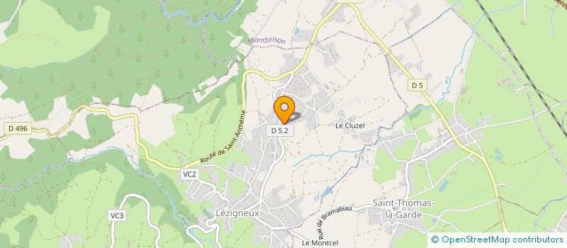 localisation de l'entreprise PLEUVEY IMMO  LEZIGNEUX