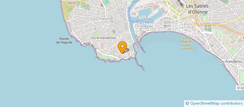 localisation de l'entreprise PLEVI à LES SABLES D'OLONNE