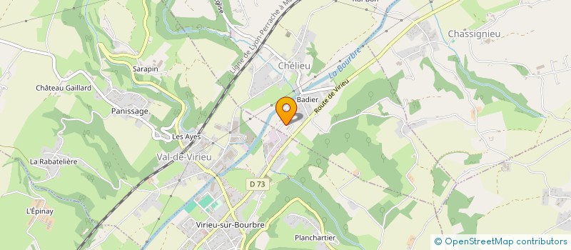 localisation de l'entreprise PLEX  VAL-DE-VIRIEU