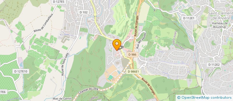 localisation de l'entreprise PLEXI D'OC  SAINT-GELY-DU-FESC