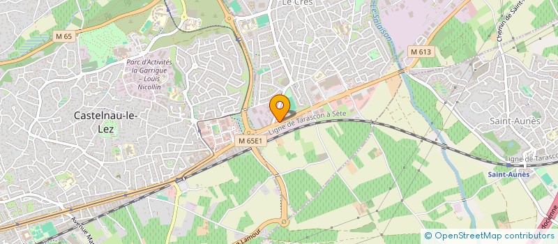 localisation de l'entreprise PLEXIFRANCE  LE CRES