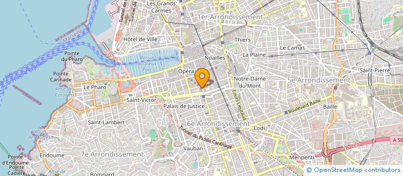 localisation de l'entreprise PLEXIGLAS  MARSEILLE