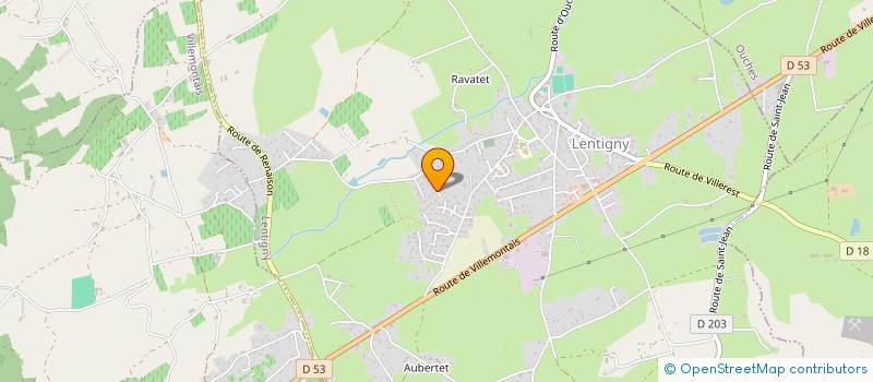 localisation de l'entreprise PLEXILLANCE  LENTIGNY