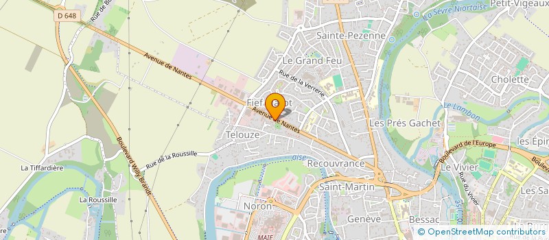 localisation de l'entreprise PLEXINOISE  NIORT