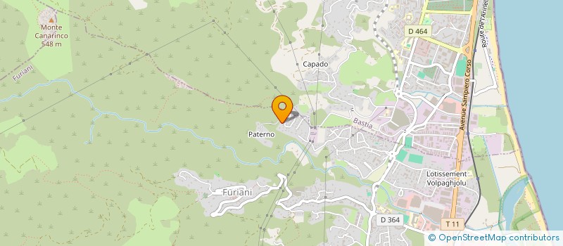 localisation de l'entreprise PLEXUS à BASTIA
