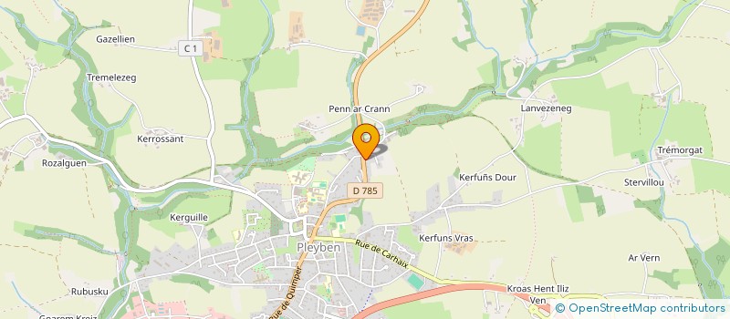 localisation de l'entreprise PLEYBEN DART'S  PLEYBEN