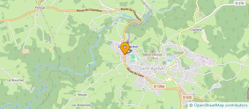 localisation de l'entreprise PLEYCE à SAINT-AGREVE