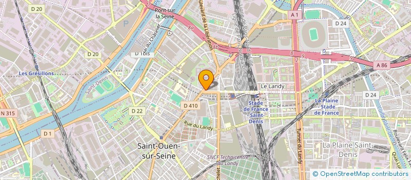 localisation de l'entreprise PLEYEL ELECTRICITE à SAINT-DENIS