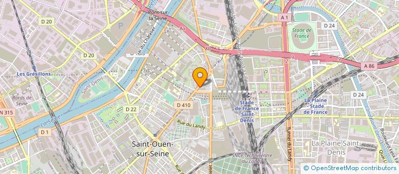 localisation de l'entreprise PLEYEL SANTE à SAINT-DENIS