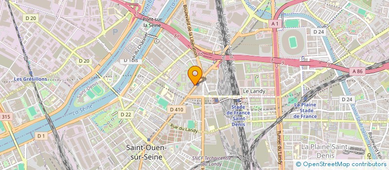 localisation de l'entreprise PLEYEL SERVICES à SAINT-DENIS