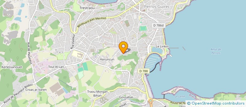 localisation de l'entreprise PLEZIC  PERROS-GUIREC