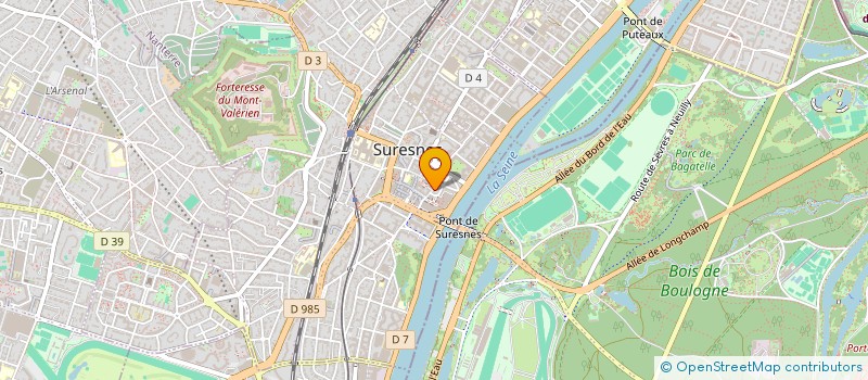 localisation de l'entreprise PLF à SURESNES