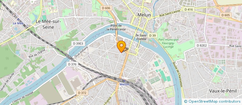 localisation de l'entreprise PLF à MELUN