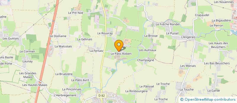 localisation de l'entreprise PLF  NOYAL-CHATILLON-SUR-SEICHE
