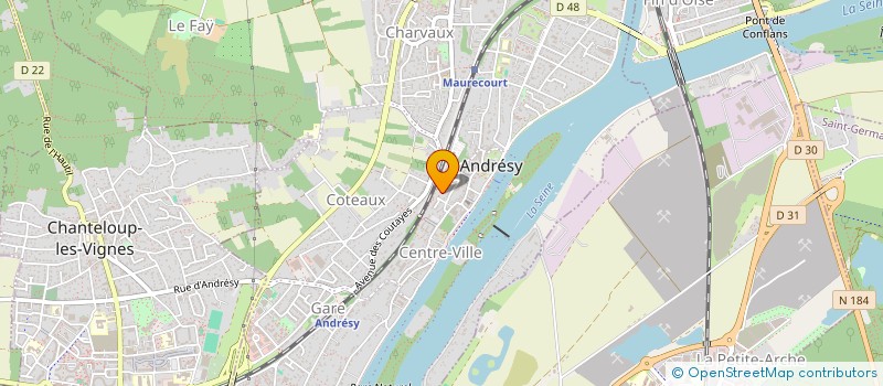 localisation de l'entreprise PLF  ANDRESY