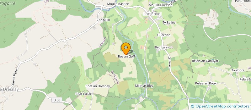 localisation de l'entreprise PLF  LOC-ENVEL