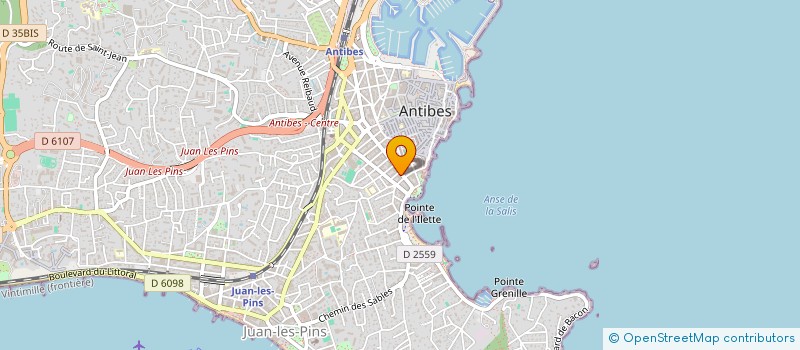 localisation de l'entreprise PLF CONTENTIEUX à ANTIBES