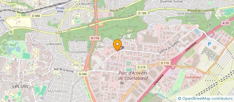 localisation de l'entreprise PLF DISTRIBUTION à LES ULIS