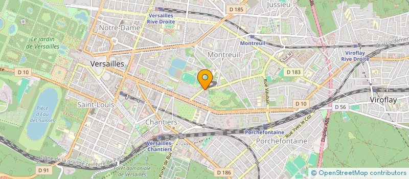localisation de l'entreprise PLF EXPERTISE ET CONSEIL  VERSAILLES