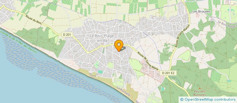 localisation de l'entreprise PLF16  LE BOIS-PLAGE-EN-RE