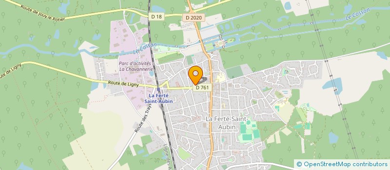 localisation de l'entreprise PLFC  LA FERTE-SAINT-AUBIN