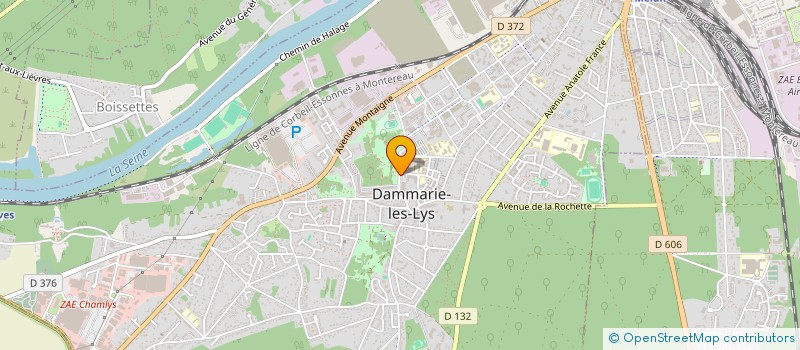 localisation de l'entreprise PLG à DAMMARIE-LES-LYS