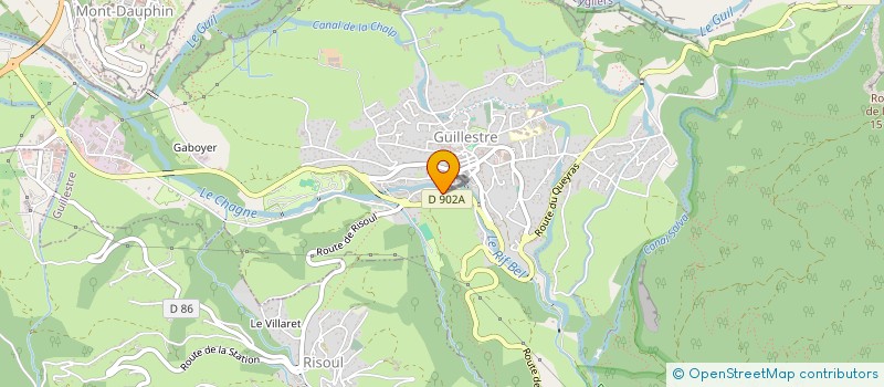 localisation de l'entreprise PLG  GUILLESTRE