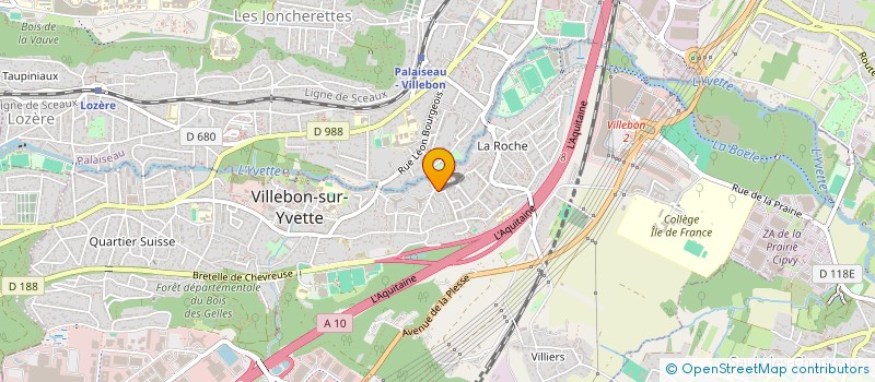 localisation de l'entreprise PLG  VILLEBON-SUR-YVETTE