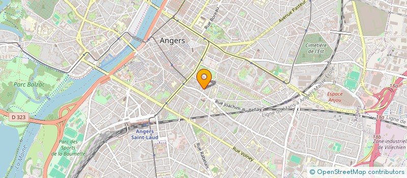 localisation de l'entreprise PLG à ANGERS