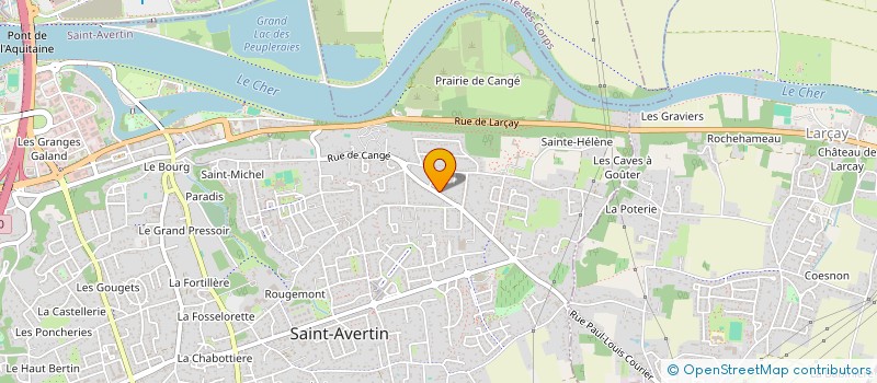 localisation de l'entreprise PLG COLOMBAT  SAINT-AVERTIN