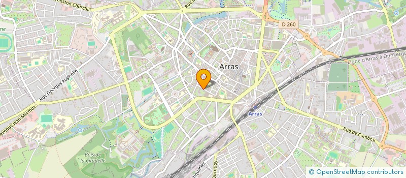 localisation de l'entreprise PLG CONSEILS à ARRAS