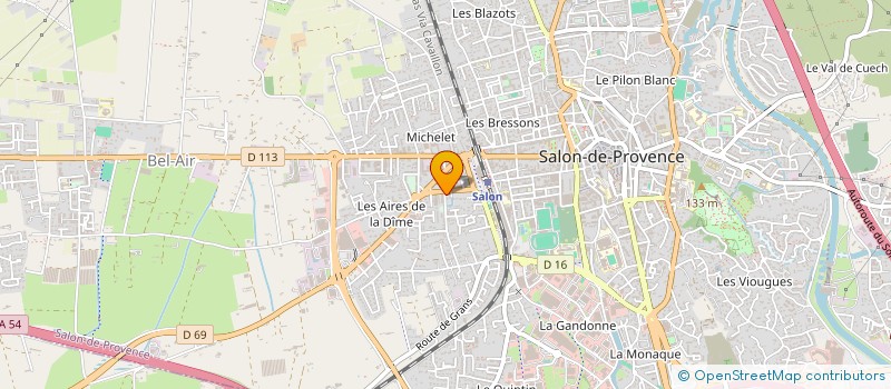 localisation de l'entreprise PLG COURTAGE à SALON-DE-PROVENCE