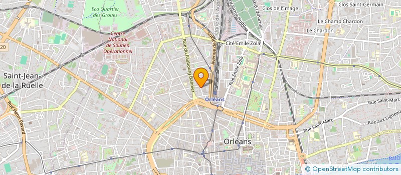 localisation de l'entreprise PLG INVEST à ORLEANS